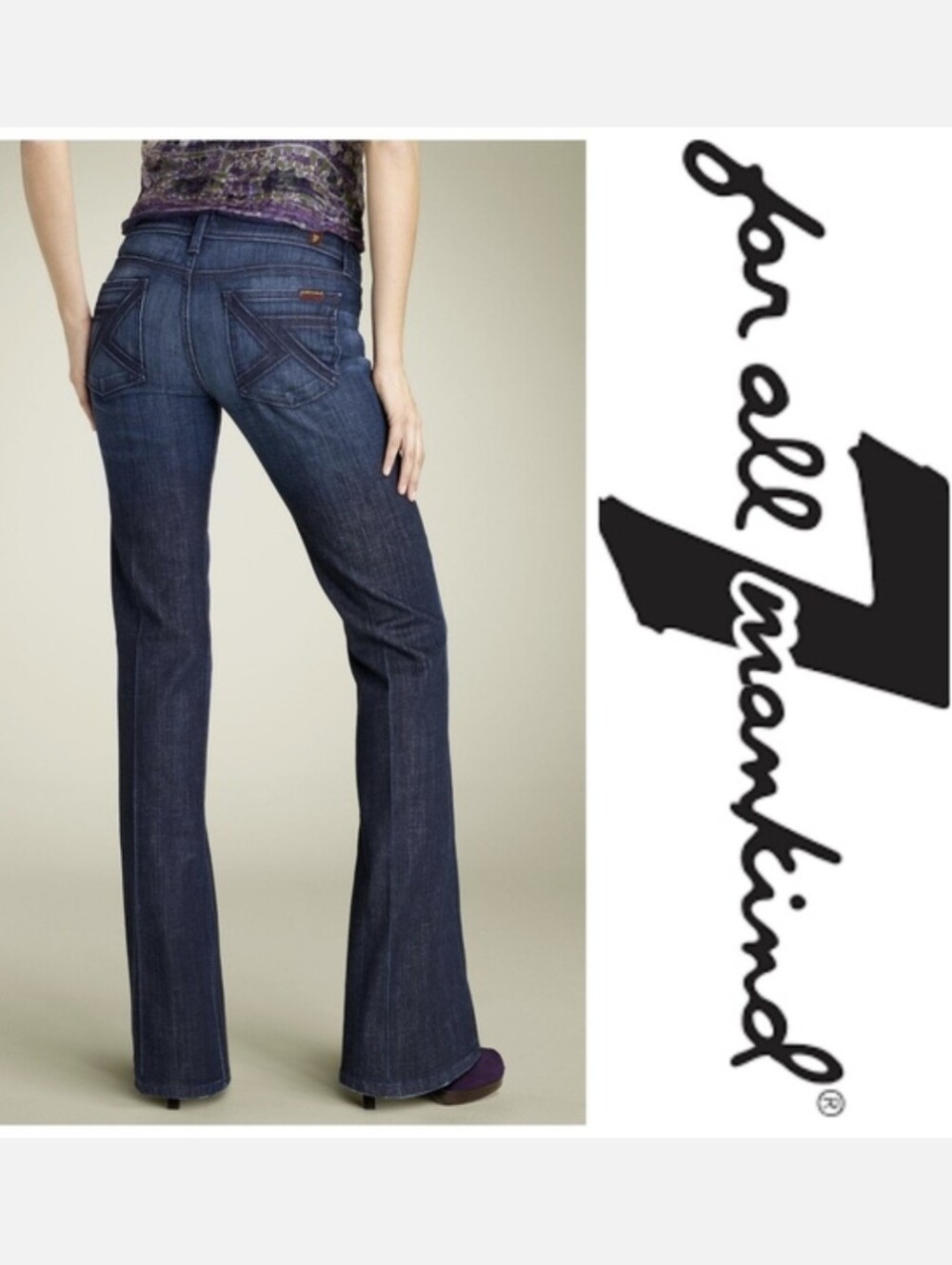 7 FAM Flynt Bootcut Jeans Womens Size 30